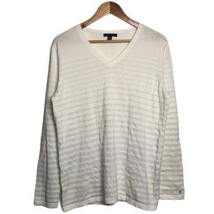 Tommy Hilfiger V-Neck Long Sleeves Sweater XL NEW